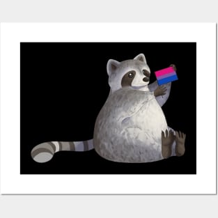 Bisexual Pride Raccoon Posters and Art